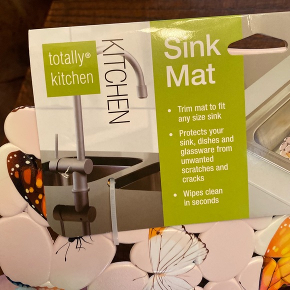 Butterfly Sink Mat, Butterfly Protective Pebble Decorative Sink Mat, Butterflies - Picture 12 of 14